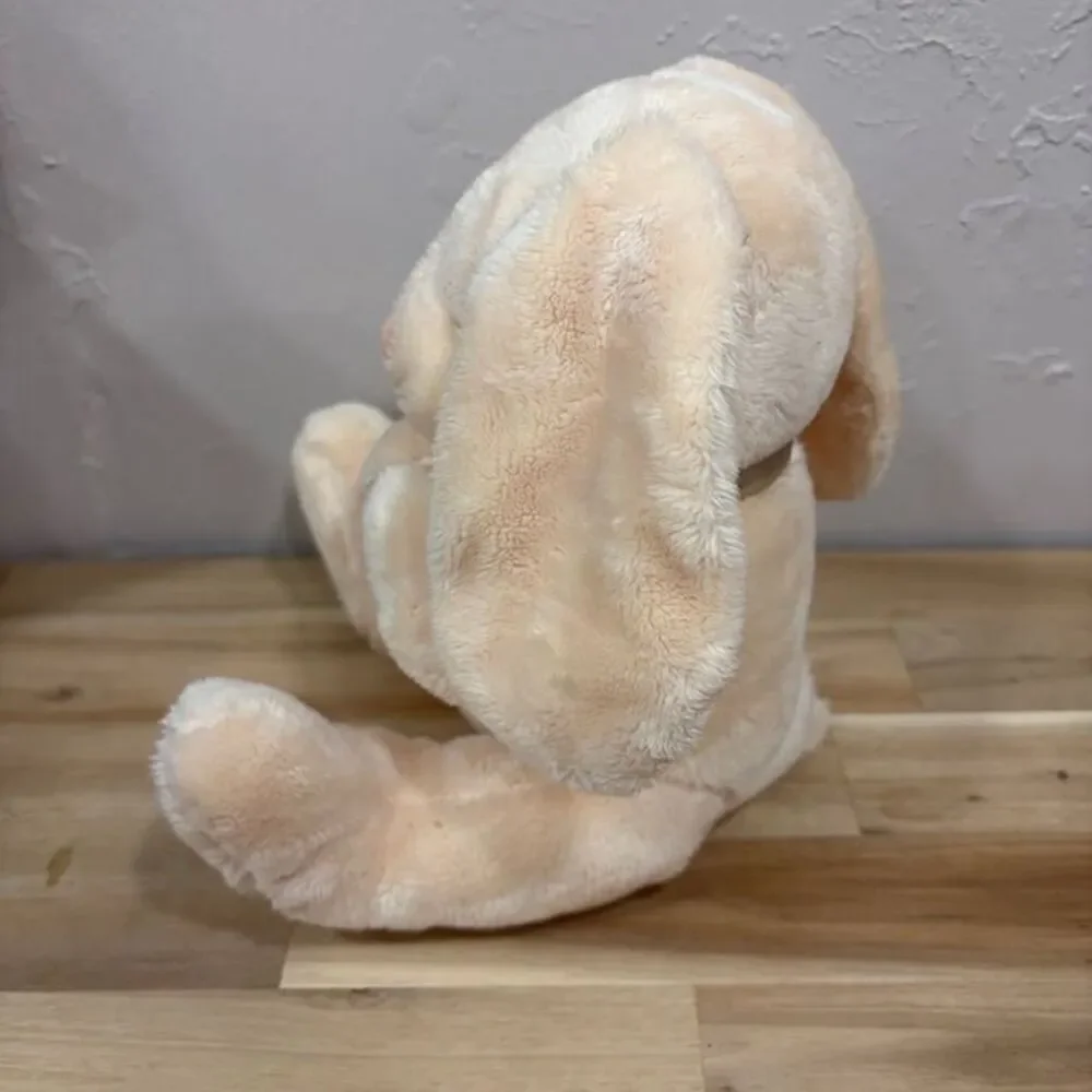DAN DEE TAN Praying Rabbit Bunny Satin Bow Sitting Plush 8